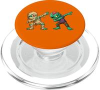 Halloween Mummy Zombie Dabbing Spooky Mummy Dab Dance PopSockets PopGrip para MagSafe