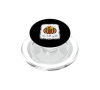 Halloween Naranja Calabaza búfalo Cuadros It's Fall Y'all Mujeres PopSockets PopGrip para MagSafe