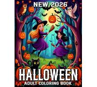 Halloween New 2026 Adult Coloring Book For Adults