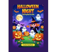Halloween Night Coloring Book fo Kids: 50 Fun and Spooky Halloween Illustrations to Color for Kids Ages 4-8
