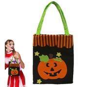 Halloween Non-woven Bag - Chic Handheld Halloween Basket - Large Capacity Halloween Treat Bag, Pumpkin Party, Girls' GiftHalloween Party Gift Goth Rock Band Fan Tote Bag