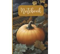 Halloween Notebook 6x9 | Lined Journal with Pumpkin Background - 100 Pages - Autumn Gift Idea: Festive Notebook for Notes, Diary, or To-Do List with Pumpkin-Themed Pages