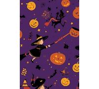 Halloween Notebook: Blank Paper Journal with Orange Lines for your Notes : A 100 Page 6 x 9 Inch Halloween Notebook: A 100 Page 6 x 9 Inch Notebook