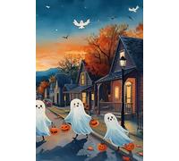 Halloween Notebook: Blank Paper Journal with Orange Lines for your Notes : A 100 Page 6 x 9 Inch Halloween Notebook: A 100 Page 6 x 9 Inch Notebook