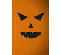 Halloween Notebook | Lined pages | 15,24 x 22,86 cm (6x9") | A5 | Bloc de Notas | Pumpkin | 100 pages