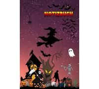 Halloween Notizbuch Hexe Kürbis Vampir Tagebuch Kürbisgesicht Gruselparty Zeichenbuch Gespenster Skizzenbuch Gruseln Geister Fotoalbum Hexenbesen ... Taschenbuch Süßes oder Saures Fledermaus A65A