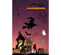 Halloween Notizbuch Hexe Kürbis Vampir Tagebuch Kürbisgesicht Gruselparty Zeichenbuch Gespenster Skizzenbuch Gruseln Geister Fotoalbum Hexenbesen ... Taschenbuch Süßes oder Saures Fledermaus A65A