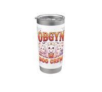Halloween OBGYN Personal Enfermeras Bebé Obstetricia Ginecología RN Vaso térmico de acero inoxidable de doble pared
