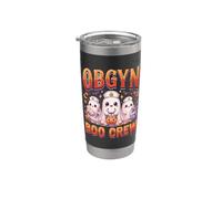 Halloween OBGYN Personal Enfermeras Bebé Obstetricia Ginecología RN Vaso térmico de acero inoxidable de doble pared