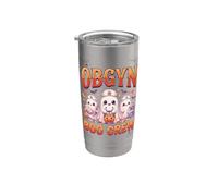 Halloween OBGYN Personal Enfermeras Bebé Obstetricia Ginecología RN Vaso térmico de acero inoxidable de doble pared