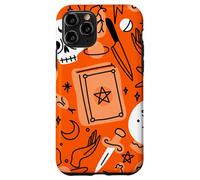 Halloween ocultismo mágico místico esotérico naranja brujería Carcasa para iPhone 11 Pro