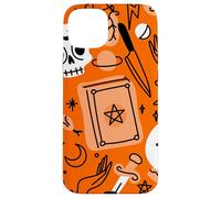 Halloween ocultismo mágico místico esotérico naranja brujería Carcasa para iPhone 15 Plus