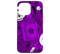 Halloween ocultismo mágico místico esotérico púrpura brujería Carcasa para iPhone 13 Pro Max