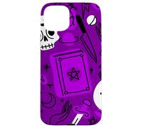 Halloween ocultismo mágico místico esotérico púrpura brujería Carcasa para iPhone 15 Plus