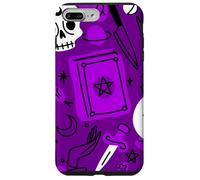 Halloween ocultismo mágico místico esotérico púrpura brujería Carcasa para iPhone 7 Plus/8 Plus