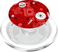 Halloween ocultismo mágico místico esotérico rojo brujería PopSockets PopGrip para MagSafe