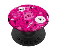 Halloween ocultismo mágico místico esotérico rosa brujería PopSockets PopGrip Adhesivo