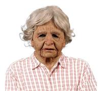 Halloween Old Man ma-skk,Scary Realistic Face for Cosplay,Party Theatre