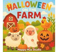 Halloween on the Farm: Bold and Easy Coloring Book for Kids and Adults!