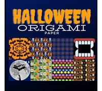 Halloween Origami Paper: Double Sided Scrapbooking Paper, 8x8 in, 100 pages, Decorative Craft Paper