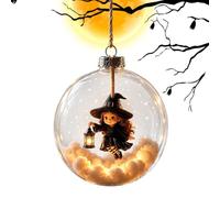 Halloween Ornaments | 3.14in Glowing Battery Operated Miniature Scene Ball