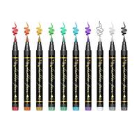 Halloween Paintt Pens | Pen de tatuaje temporal para niños y adultos - maquillaje para la fiesta, Festival Essentials | Marcadores de arte corporal para la piel | Pintura facial de 10 colores