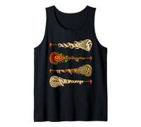 Halloween Palo Lacrosse Fantasma Calabaza Zombie Momia Camiseta sin Mangas