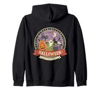 Halloween para Niños con Calabazas Fantasma Bruja Castillo Sudadera con Capucha
