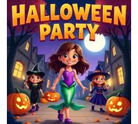 Halloween Party Book for Kids: A Fun & Magical Mermaid Costume Adventure with Candy, Laughter, and Trick-or-Treating