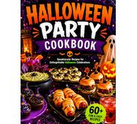 Halloween Party Cookbook: 60 Festive Recipes for Adults Featuring Appetizers, Main Dishes, Sides, Desserts, and Seasonal Drinks