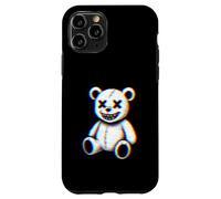 Halloween Party Creepy Teddy Bear EDM Techno Rave Music Carcasa para iPhone 11 Pro