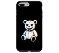 Halloween Party Creepy Teddy Bear EDM Techno Rave Music Carcasa para iPhone 7 Plus/8 Plus