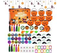 Halloween Party Favors for Kids, Halloween Seasonal Decoración, Candy Fillers Basket Stuffers, Home Prank Gothic Decor Game for Boys School Girl Gathering Festival Home Activities Playtime