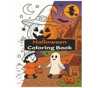 Halloween Party: Fun Coloring & Activity Book for Kids (Ages 4-8): Cute Coloring Pages for Hours of Halloween Fun