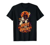 Halloween Party Host Haunted House Celebration Camiseta gráfica económica