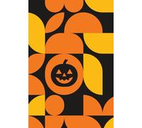 Halloween Pattern Notebook - Festive Abstract Journal: Spooky Season Writing Pad | Matte Hardcover | 80 Lined Pages | Premium White Paper | Creative Holiday Gift | Halloween Notepad