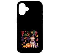 Halloween Pawsitively Spooky Dog Cute Halloween Pet Lover Carcasa para iPhone 16