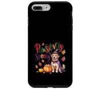 Halloween Pawsitively Spooky Dog Cute Halloween Pet Lover Carcasa para iPhone 7 Plus/8 Plus