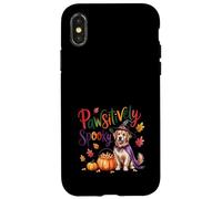Halloween Pawsitively Spooky Dog Cute Halloween Pet Lover Carcasa para iPhone X/XS