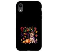 Halloween Pawsitively Spooky Dog Cute Halloween Pet Lover Carcasa para iPhone XR