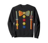 Halloween Payaso Tirantes Disfraz de Circo Niños Divertido Sudadera