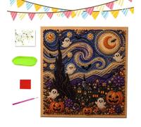 Halloween Pearl Art Kit | Cute DIY Craft Supplies Home Decor | Ghost Rhines