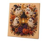 Halloween Pearl Art Kit , Spooky Ghost Festive fall home decor wall art