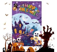 Halloween - Pegatinas van papieren plakboek | Ghost Journaling Stickers Halloween-activiteiten, veilige niet-giftige sticker voor kinderambachten, interactieve feestbenodigdheden voor goodie