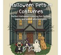 Halloween Pets in Costumes: Adorable cats, dogs, bunnies, and more in fun Halloween costumes to color.
