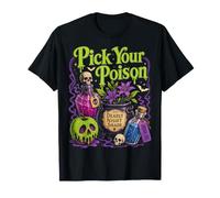 Halloween Pick Your Poison Funny Wizard Vintage Halloween Camiseta