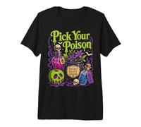 Halloween Pick Your Poison Funny Wizard Vintage Halloween Camiseta Premium
