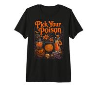 Halloween Pick Your Poison Funny Wizard Vintage Halloween Camiseta Premium