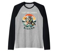 Halloween Pin Up Cute Witch Chaska en Alaska Vintage Retro Camiseta Manga Raglan