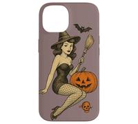 Halloween Pinup Bruja Vintage Retro Spooky Glamour Carcasa para iPhone 14